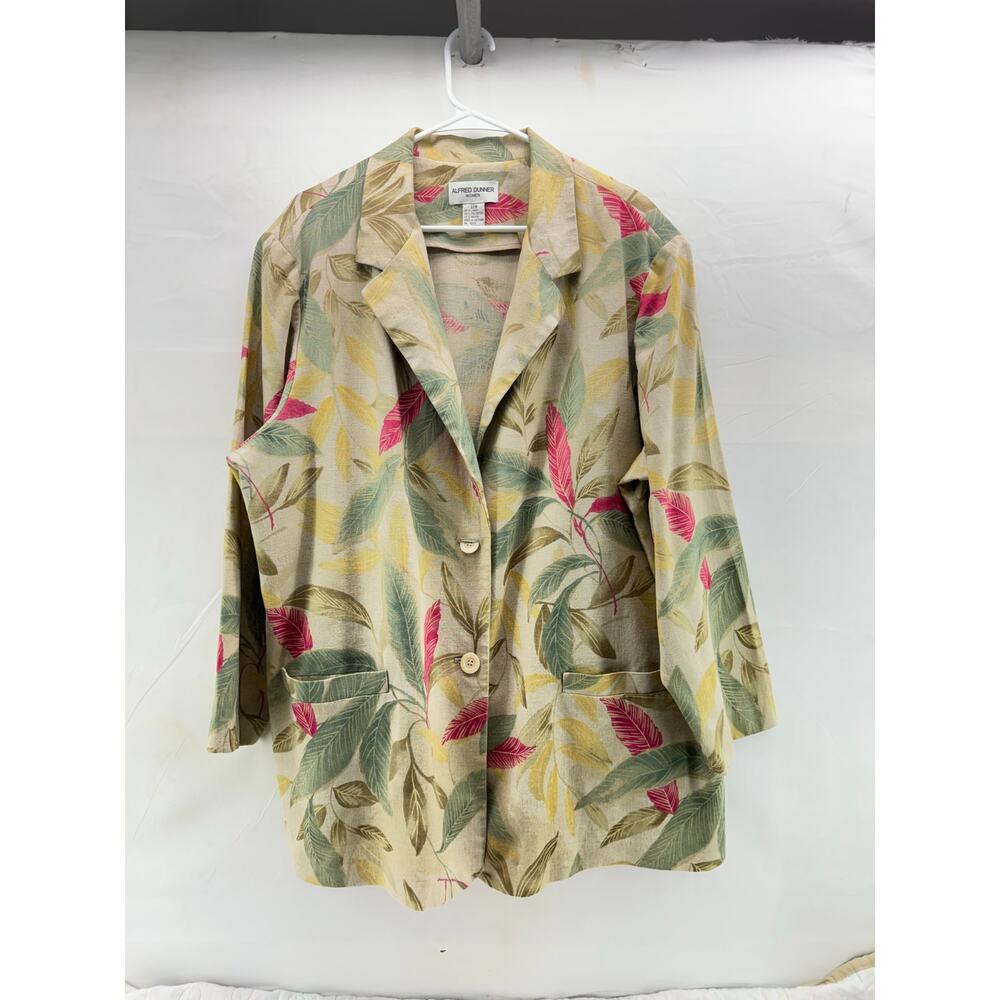 Alfred Dunner women’s vintage plus size floral blazer 22W